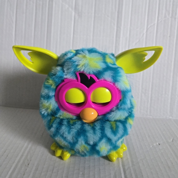 Furby Boom Green 2013 Hasbro Peacock Electronic Pets - Picture 3 of 11